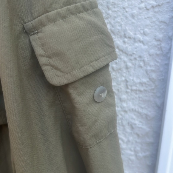 REI Co-op Green Sahara Roll up Long Sleeve Hiking Outdoor Shirt Men's Size XXL - Picture 4 of 7